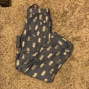 Pineapple pajama pants